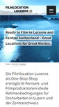Mobile Screenshot of filmlocationlucerne.com