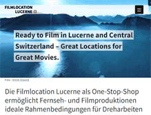Tablet Screenshot of filmlocationlucerne.com